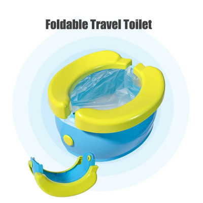 High-Quality Portable Travel Potty Seat For Kids ( Foldable & Easy To Clean)